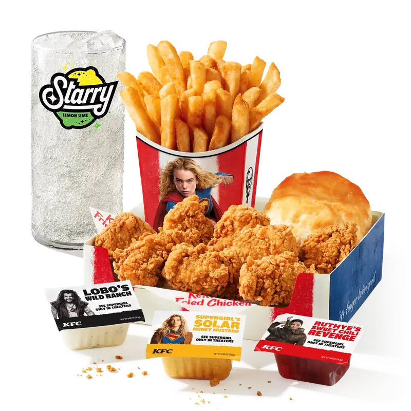 Supergirl Nuggets Combo Meal