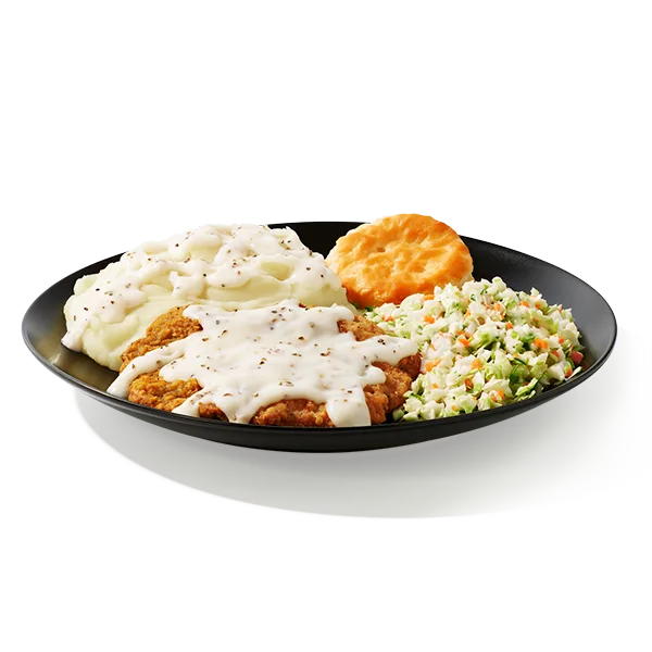 Country Fried Steak Meal 2 Sides 1 Biscuit