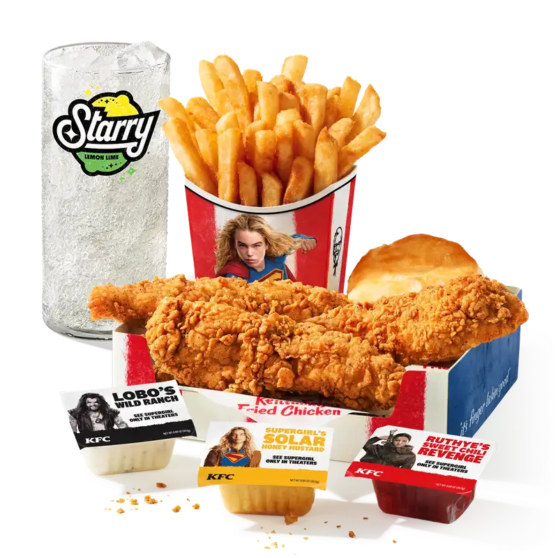 Supergirl Tenders Combo Meal