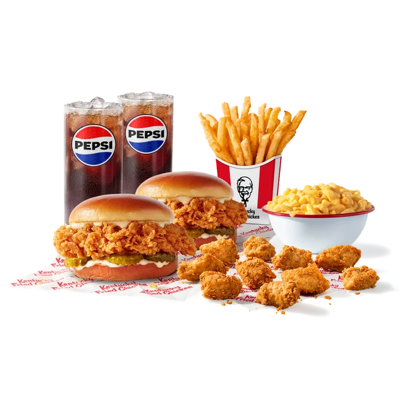 Meal for Two: 2 Sandwiches + 10 pc. Nuggets Combo