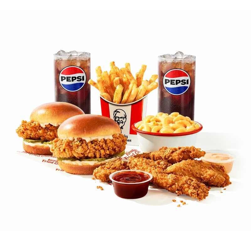 Meal for Two: 2 Sandwiches + 4 pc. Tenders Combo